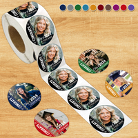 Thumbnail for Personalized Congrats Class Of 2024 Perforated Roll Stickers, Graduation Labels & Party Supply FC