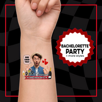 Thumbnail for Personalized Bachelorette Party Favor Temporary Groom Photo Tattoos, Bachelorette Party Supply JonxiFon