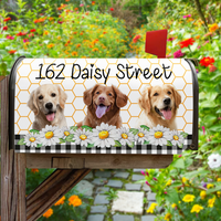 Thumbnail for Custom Dog Cat Photos Welcome To Our Home Mailbox Cover, Pet Lover Gift AF