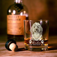 Thumbnail for Personalized Etched Photo With Name Whiskey Glasses - Gifts For Pet Lovers FC