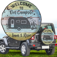 Thumbnail for Custom RV Making Memories One Campsite At A Time Spare Tire Cover, Gift For Campers JonxiFon