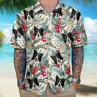 Thumbnail for Custom Hawaii In The Air Face Photo Men's Hawaiian Shirt, Gift For Pet Lover AI