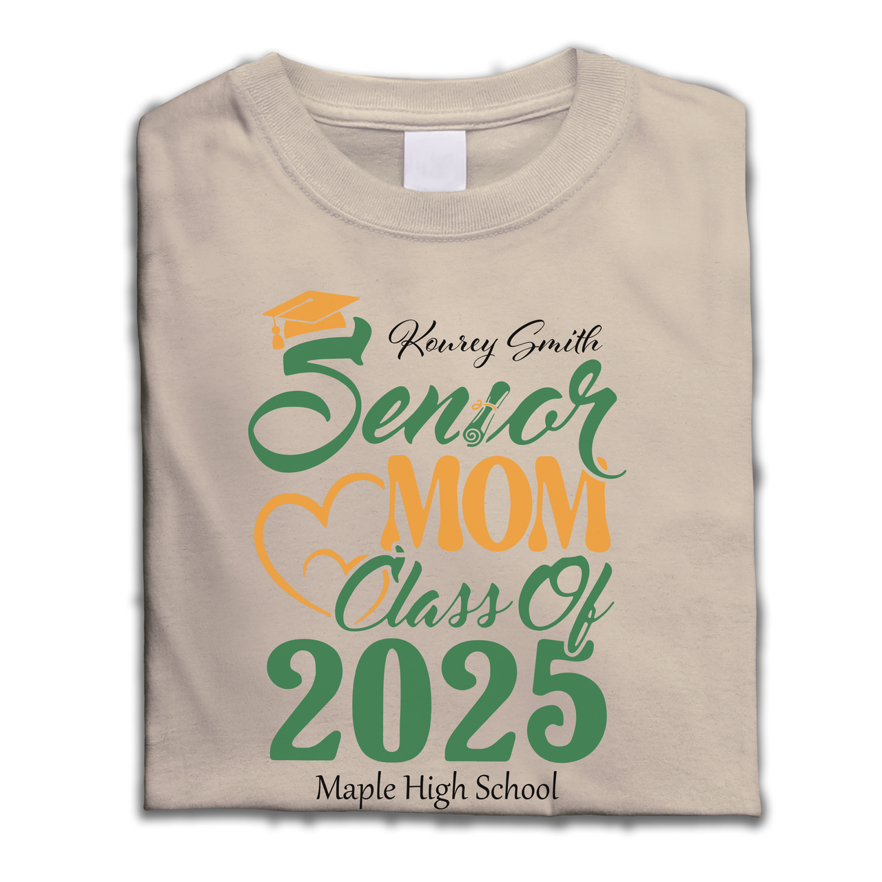 Personalized Senior Mom Dad Class Of 2025 Shirt - Graduation Gift Keepsake