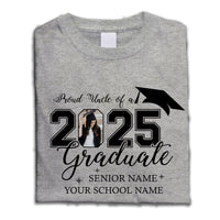 Thumbnail for Custom Photo Proud Mom Dad Of A 2025 Graduate Shirts, Graduation Gift