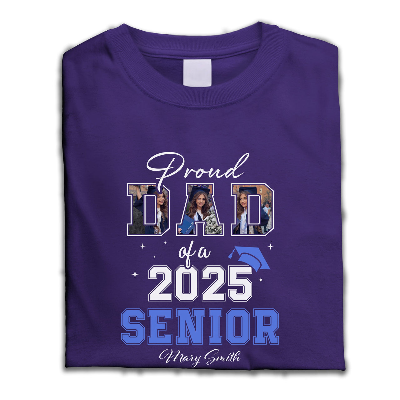 Custom Photos 2025 Senior Graduation Shirt, Graduation Gift Merchize