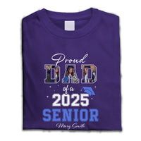 Thumbnail for Custom Photos 2025 Senior Graduation Shirt, Graduation Gift Merchize