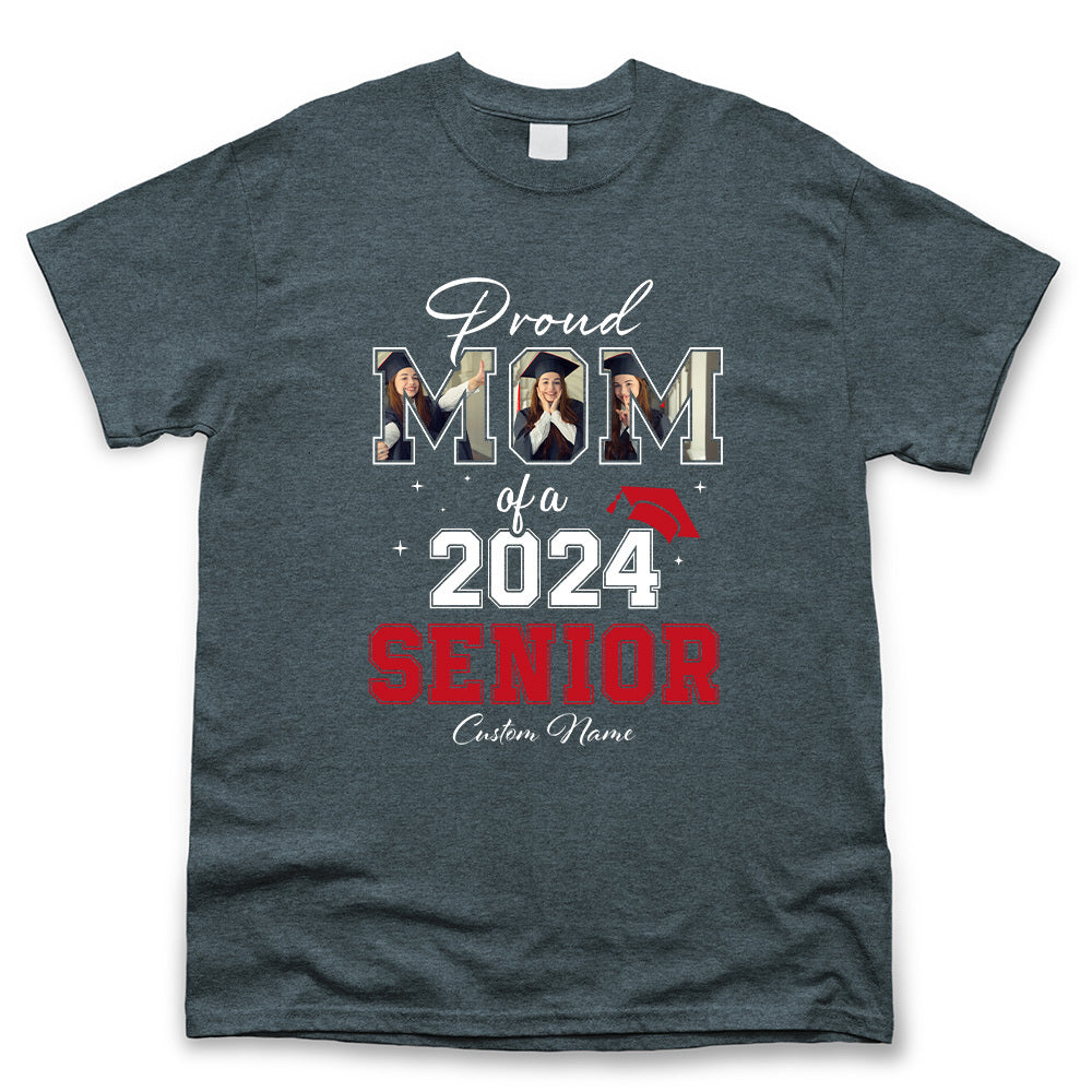Custom Photos 2024 Senior Graduation Shirt, Graduation Gift Merchize