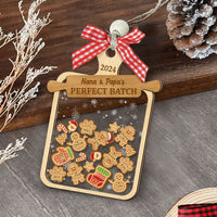 Thumbnail for Personalized Shaker Ornament - Christmas Gift For Family - Nana Papa Perfect Batch FC