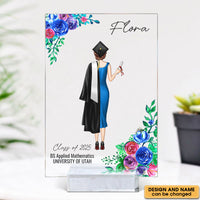 Thumbnail for Custom Girl Graduation 2025 Acrylic Desk Plate, Graduation Gift