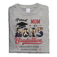 Thumbnail for Custom Photo Proud Family Of A 2025 Graduation Shirts, Graduation Gift