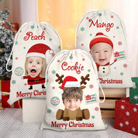 Thumbnail for Personalized Christmas Bag - Christmas Gift For Family - Customize Face Photo With Christmas Characters AB