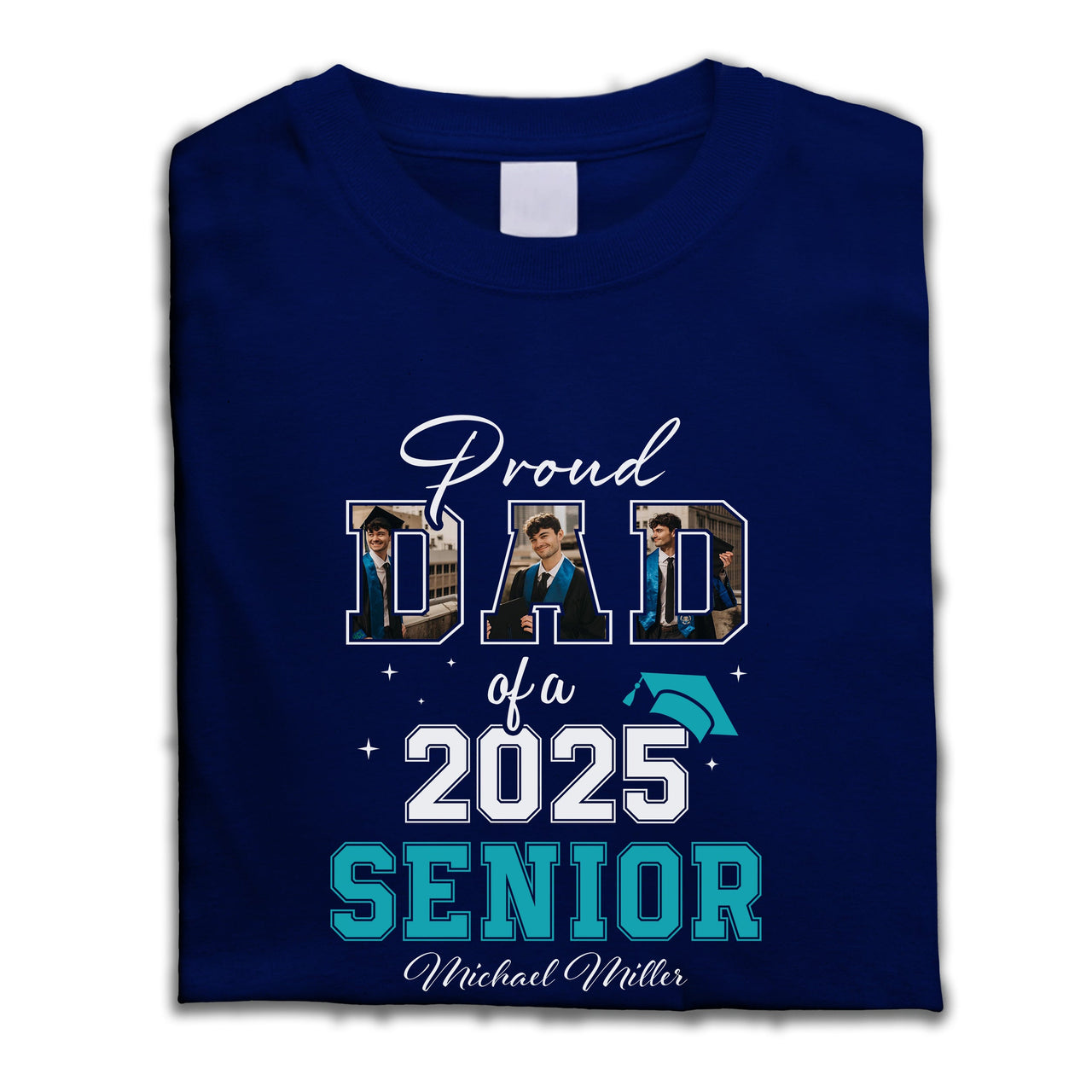 Custom Photos 2025 Senior Graduation Shirt, Graduation Gift Merchize