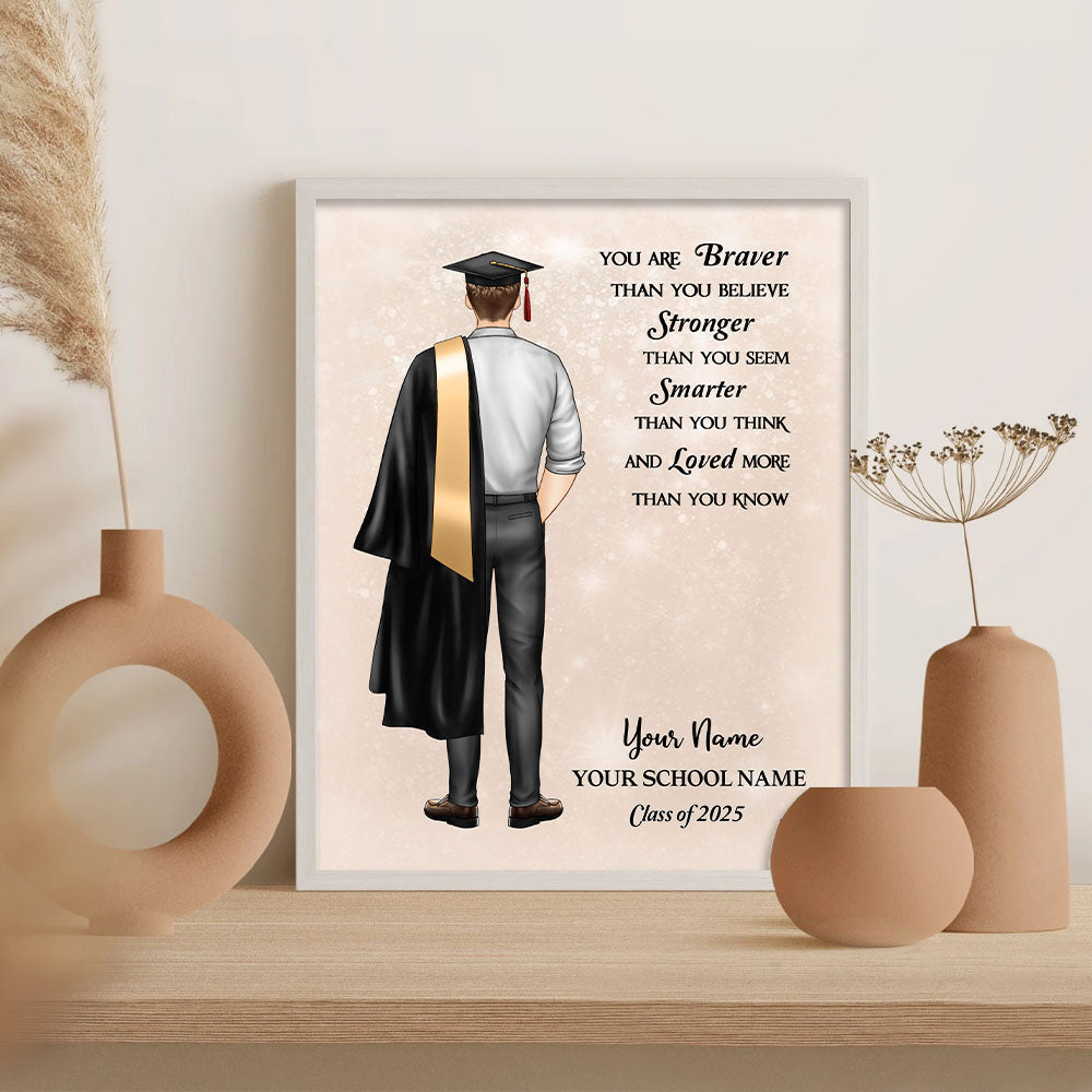 Custom Class Of 2025 Graduation Picture Frame, Graduation Gift, Gift For Her/Him