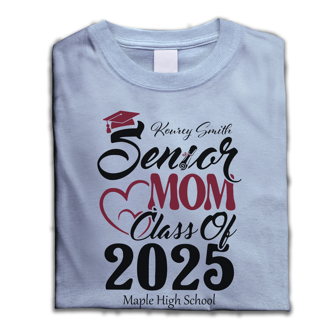 Personalized Senior Mom Dad Class Of 2025 Shirt - Graduation Gift Keepsake