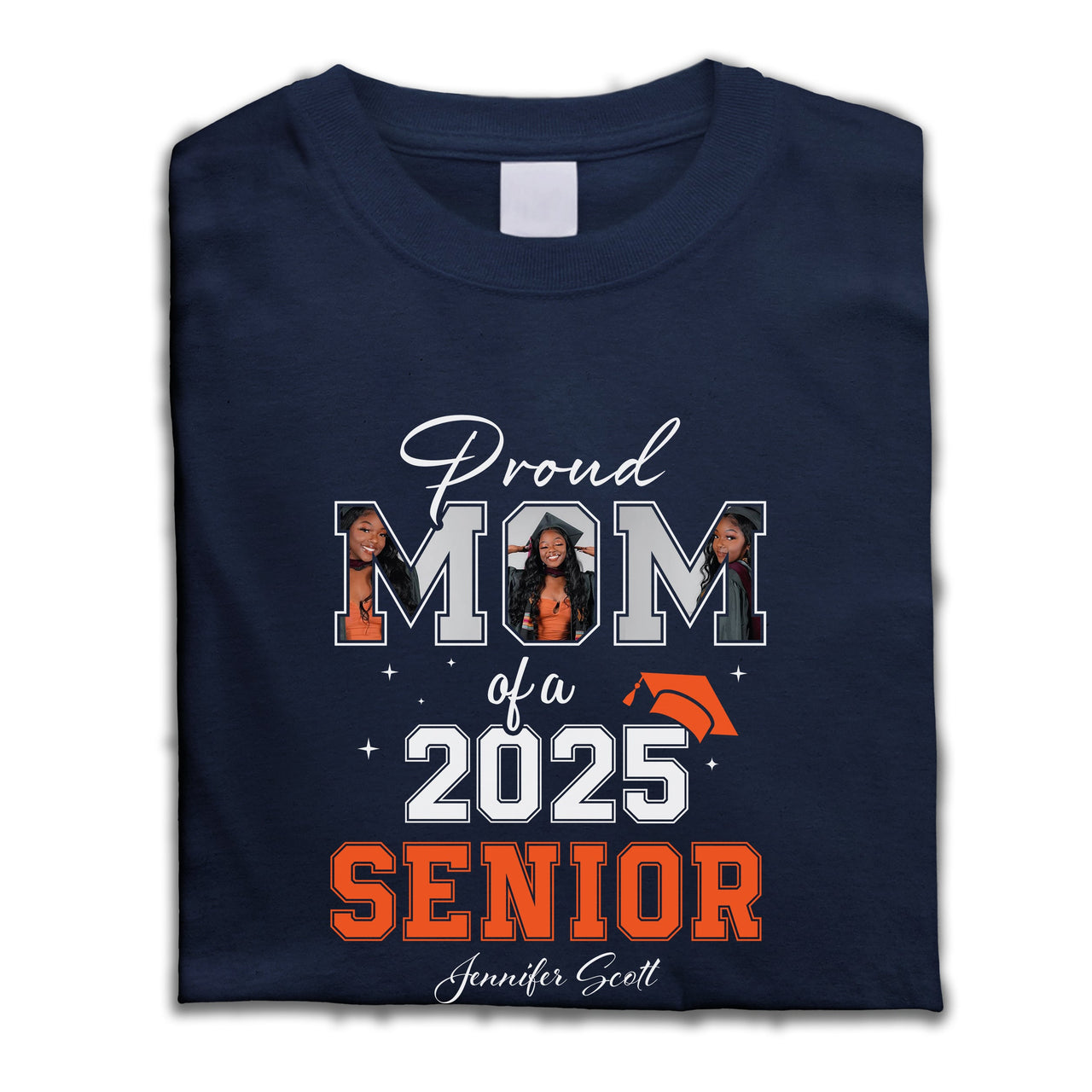 Custom Photos 2025 Senior Graduation Shirt, Graduation Gift Merchize