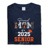 Thumbnail for Custom Photos 2025 Senior Graduation Shirt, Graduation Gift Merchize