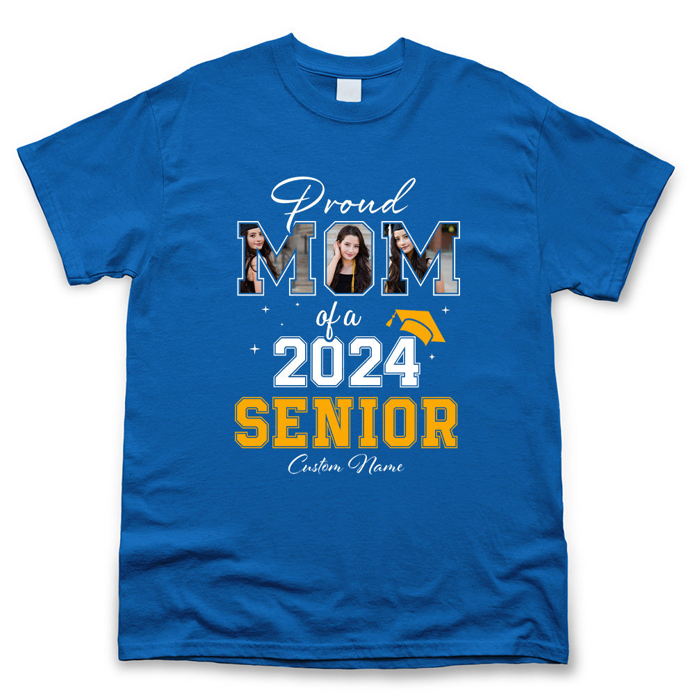 Custom Photos 2024 Senior Graduation Shirt, Graduation Gift Merchize