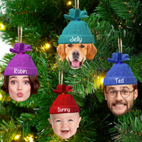 Thumbnail for Personalized Acrylic Ornament - Christmas Gift For Family - Cute Face Photo AC