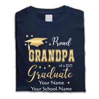 Thumbnail for Custom Senior 2025 & Proud Family Graduation Shirts, Graduation Gift