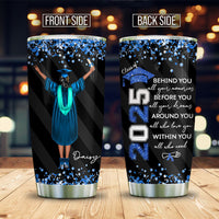 Thumbnail for Glitter Behind You All Your Memories Personalized 20 Oz 30 Oz Tumbler, Graduation Gift