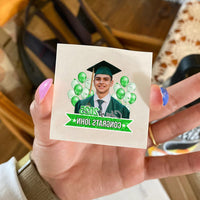 Thumbnail for Personalized Congrats Class of 2025 Glitter Balloons Graduation Party Tattoos FC