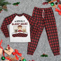 Thumbnail for Personalized Raglan Pajamas Set - Christmas Gift For  Lovers - Official Sleepshirt Merchize