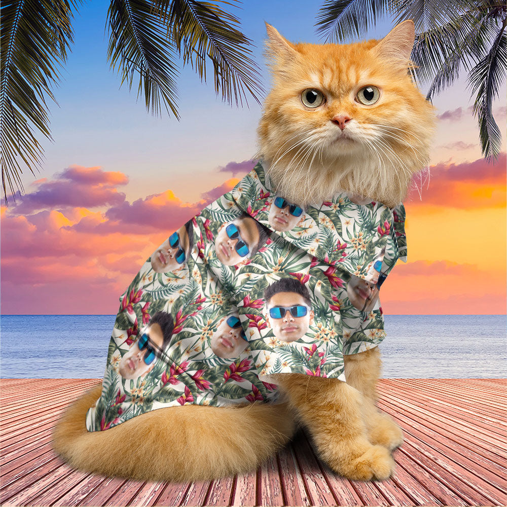Your Pet Custom Oversized Hawaiian Shirt For Women - VinCo