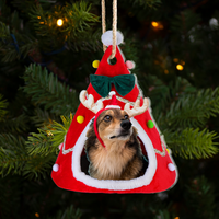 Thumbnail for Personalized Acrylic Ornament - Christmas Gift For Pet Lover - Pet Photo Christmas Net Tent House AC