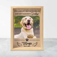 Thumbnail for Personalized Wooden Frame Light Box - Memorial Gift For Pet Lover - Forever In My Heart Dog Cat Photo AE