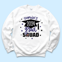 Thumbnail for Custom Name’s Grad Squad Graduation 2023 Shirts, Graduation Gift Merchize