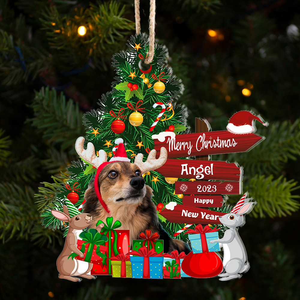 Personalized Acrylic Ornament - Christmas Gift For Pet Lovers - Pet Photo Christmas Tree Gift AC