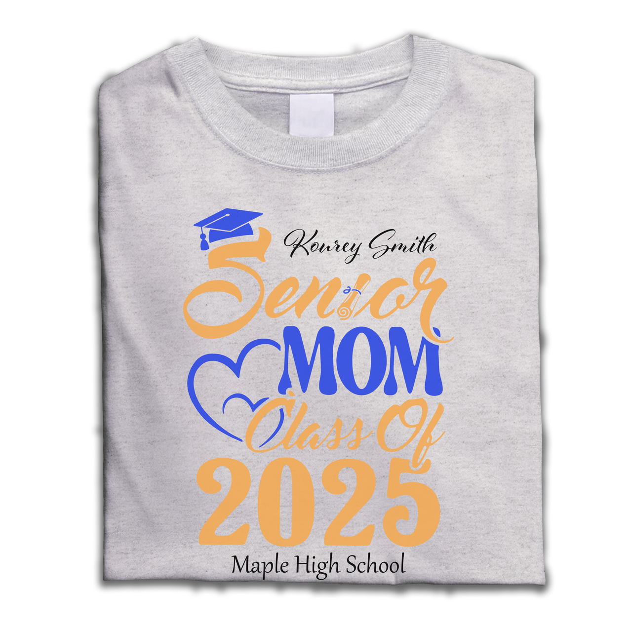 Personalized Senior Mom Dad Class Of 2025 Shirt - Graduation Gift Keepsake