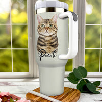 Thumbnail for Personalized 40oz Tumbler - Gift For Pet Lovers - Dog Cat Portrait Photo Yoycol