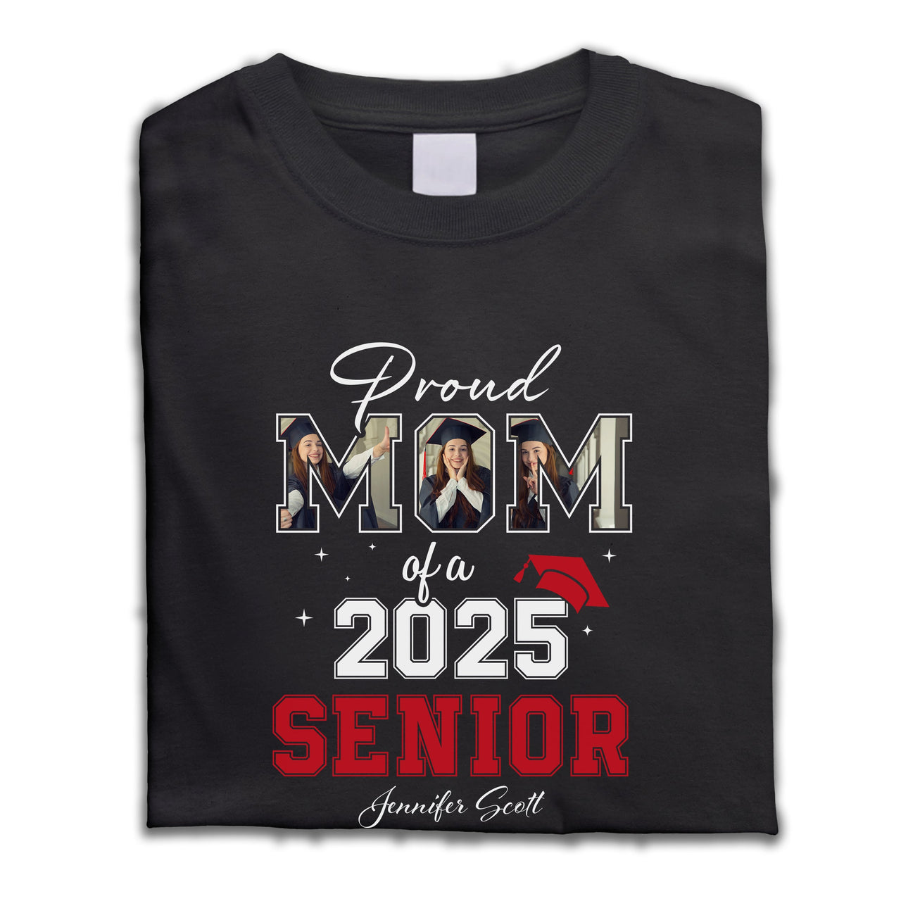 Custom Photos 2025 Senior Graduation Shirt, Graduation Gift Merchize