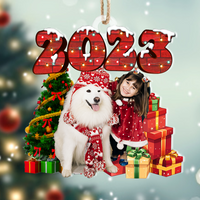 Thumbnail for Personalized Acrylic Ornament - Christmas Gift For Pet Lovers - Upload Pet Photo 2023 AC