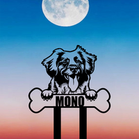 Thumbnail for Personalized Metal Yard Sign With Stakes - Dog Memorial Gift Geargag