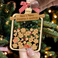 Thumbnail for Personalized Shaker Ornament - Christmas Gift For Family - Nana Papa Perfect Batch FC