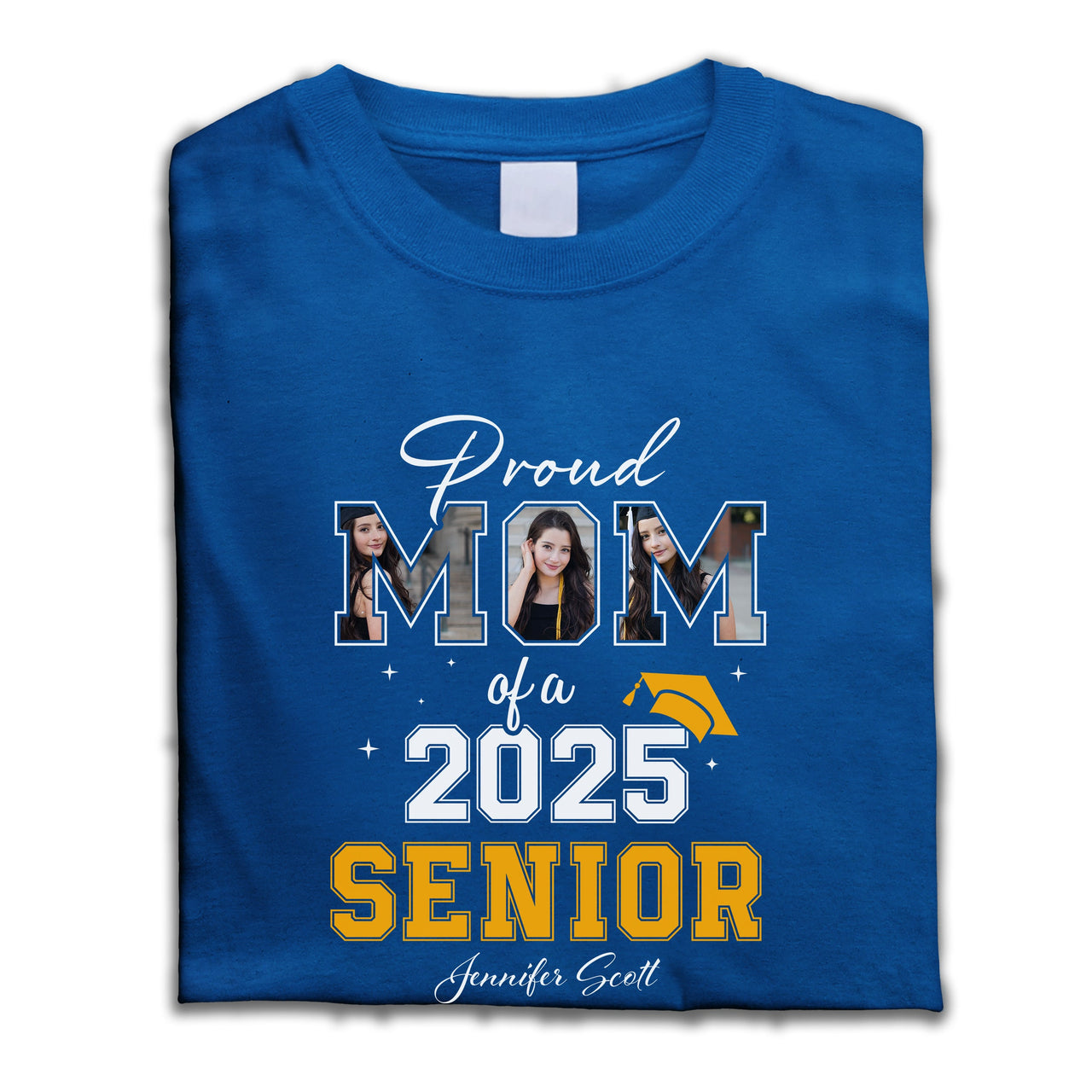 Custom Photos 2025 Senior Graduation Shirt, Graduation Gift Merchize