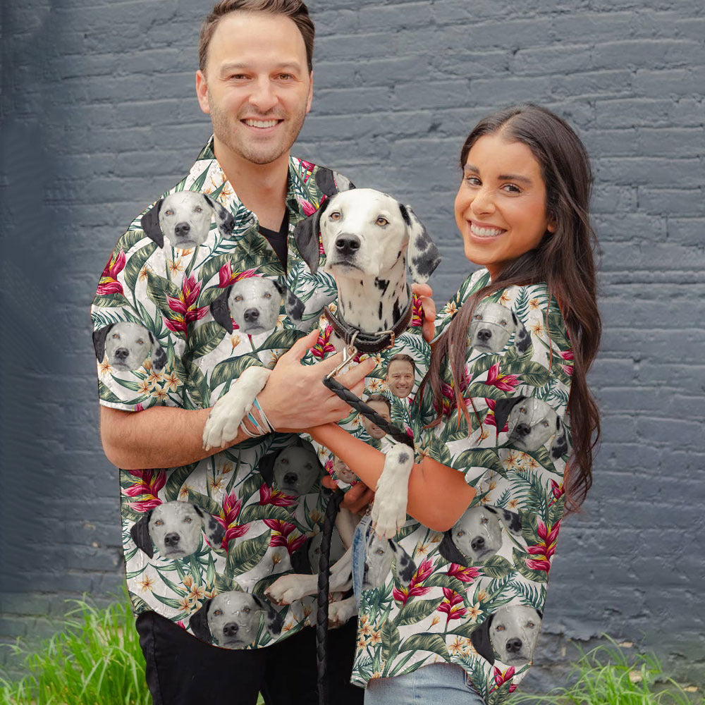 Your Pet Custom Oversized Hawaiian Shirt For Women - VinCo