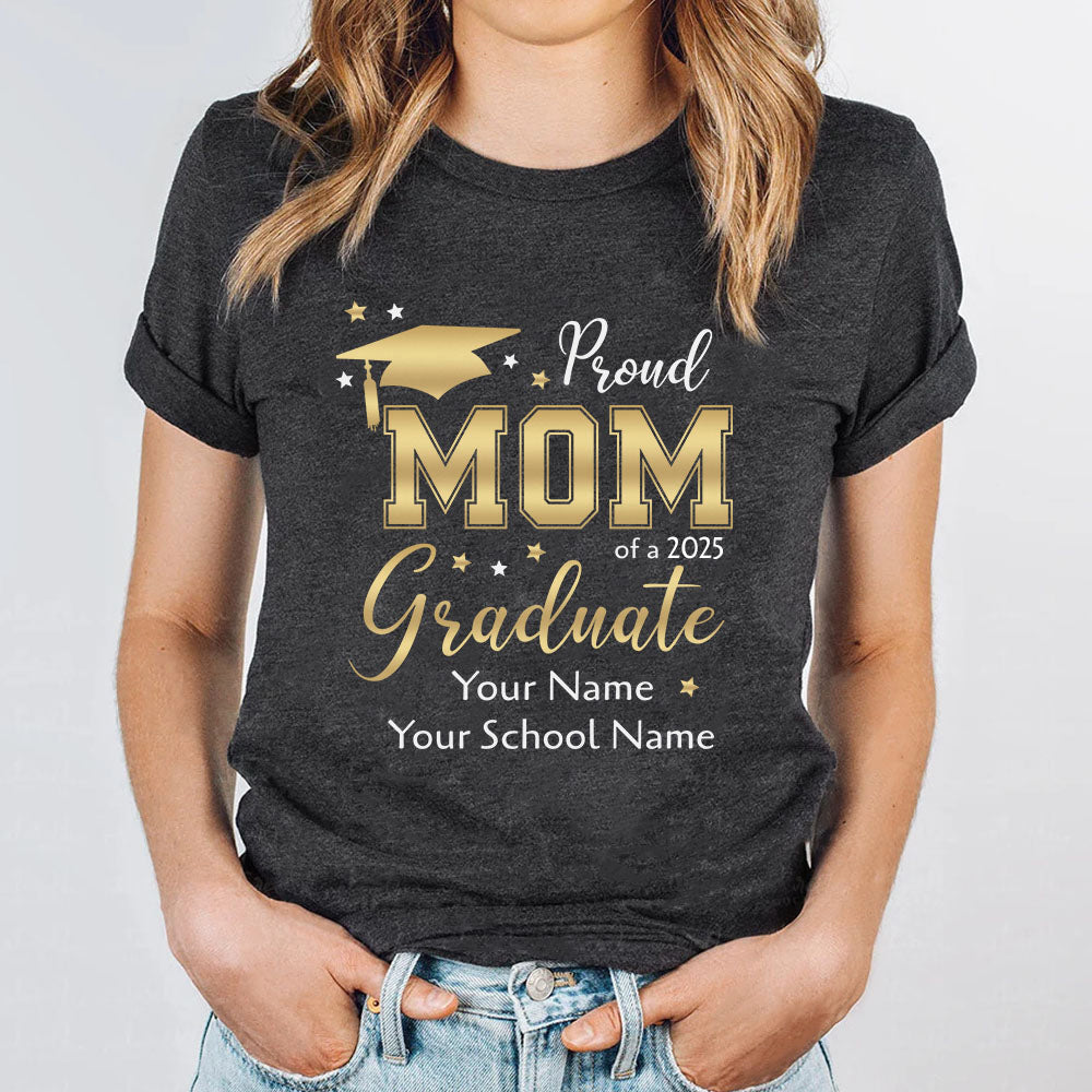 Custom Senior 2025 & Proud Family Graduation Shirts, Graduation Gift