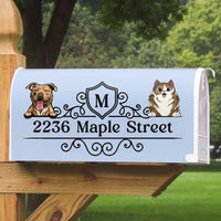 Thumbnail for Custom Royal & Vintage Dog Cat Magnetic Mailbox Cover, Pet Lover Gift AF