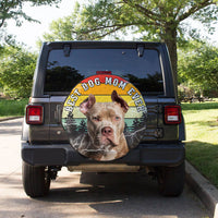 Thumbnail for Personalized Photo Best Dog Dad Dog Mom Ever Retro Spare Tire Cover, Gift For Pet Lovers JonxiFon