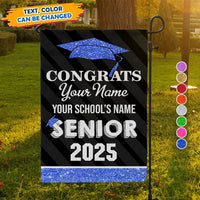 Thumbnail for Custom Congrats Senior 2025 Graduation Garden Flag, Graduation Decorations