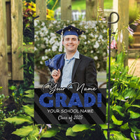 Thumbnail for Custom Picture Congrats Grad 2025 Graduation Garden Flag, Graduation Decorations