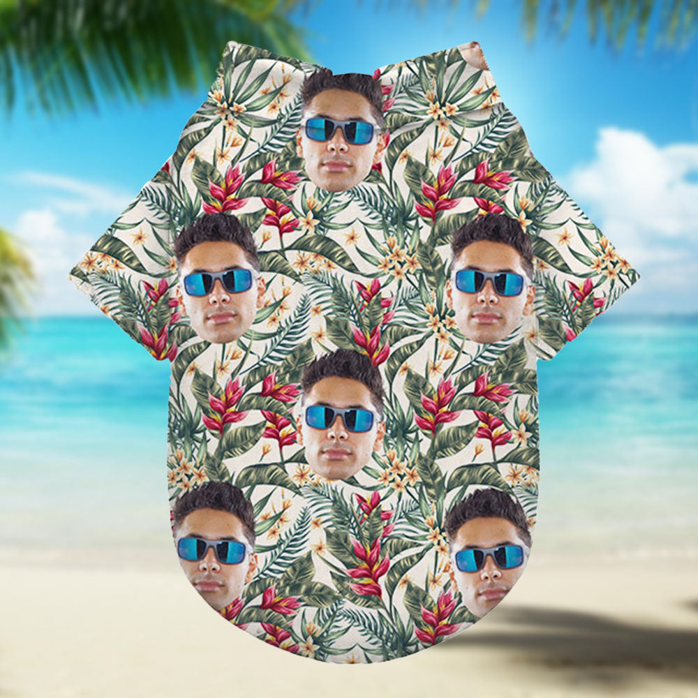 Your Pet Custom Oversized Hawaiian Shirt For Women - VinCo