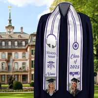 Thumbnail for Custom Graduation Stoles/Sash with Nursing Photo, Graduation Gift FC