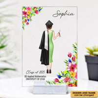 Thumbnail for Custom Girl Graduation 2025 Acrylic Desk Plate, Graduation Gift