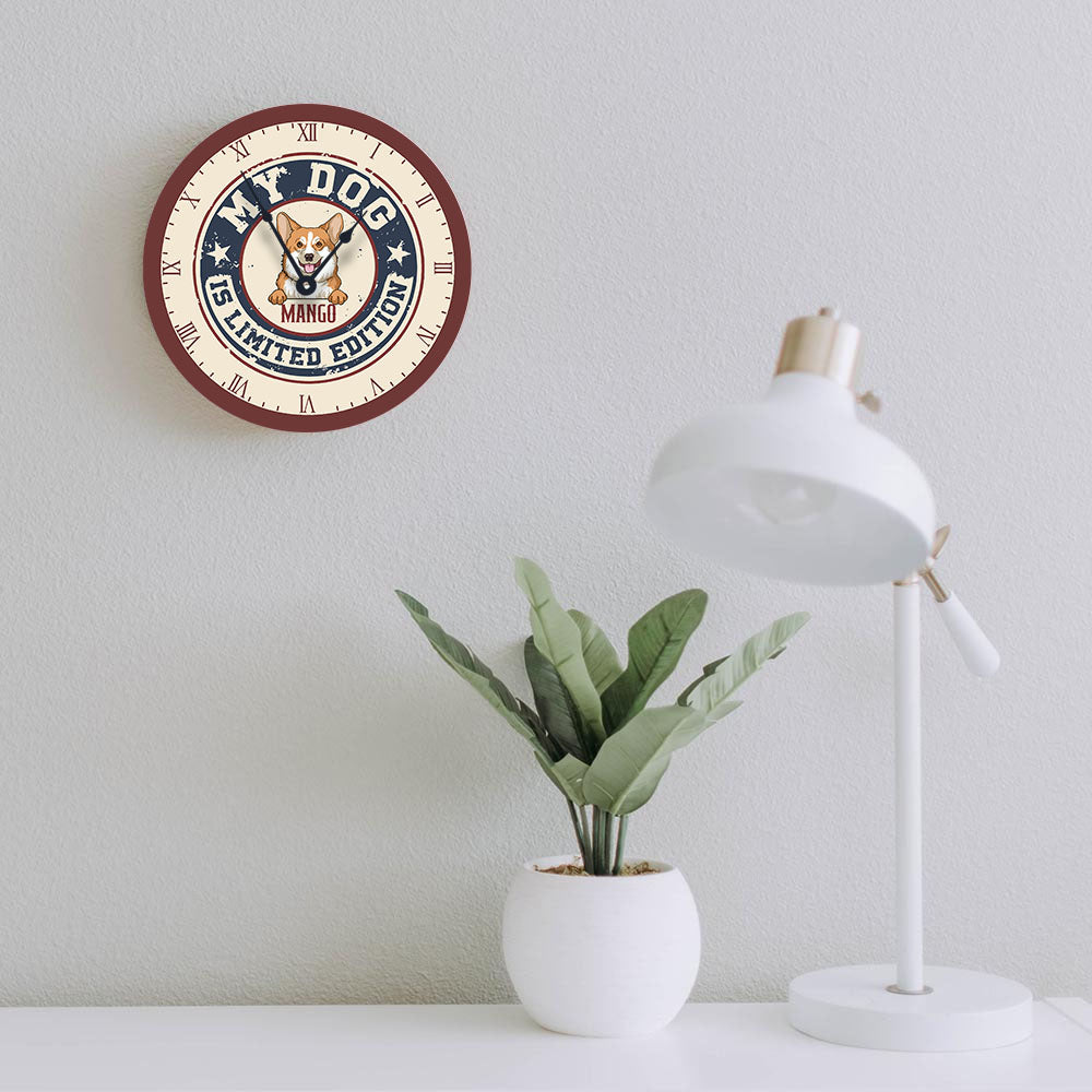 Personalized Family Name We Serve The Lord Wall Wooden Clock, Gift For Family FC