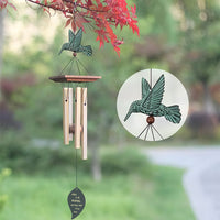 Thumbnail for Personalized Memorial Hummingbird/Butterfly/Dragonfly Wind Chimes, 4 Bronze Tunes AZ