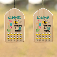 Thumbnail for Personalized Reason To Bee Happy Wind Chime Mom Grandma, Gift For Grandma AZ